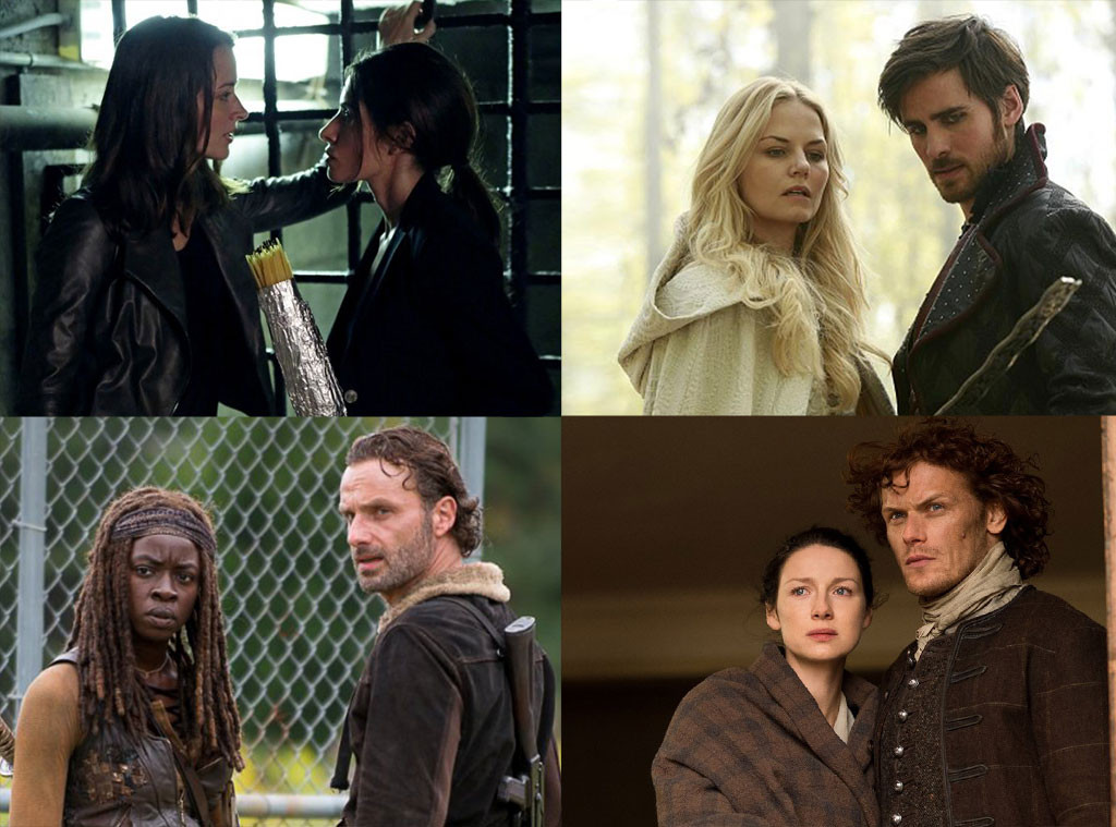 Top Couples, Outlander, Once Upon A Time, Walking Dead, Person Of Interest Top Couples, Outlander, Once Upon A Time, Walking Dead, Person Of Interest